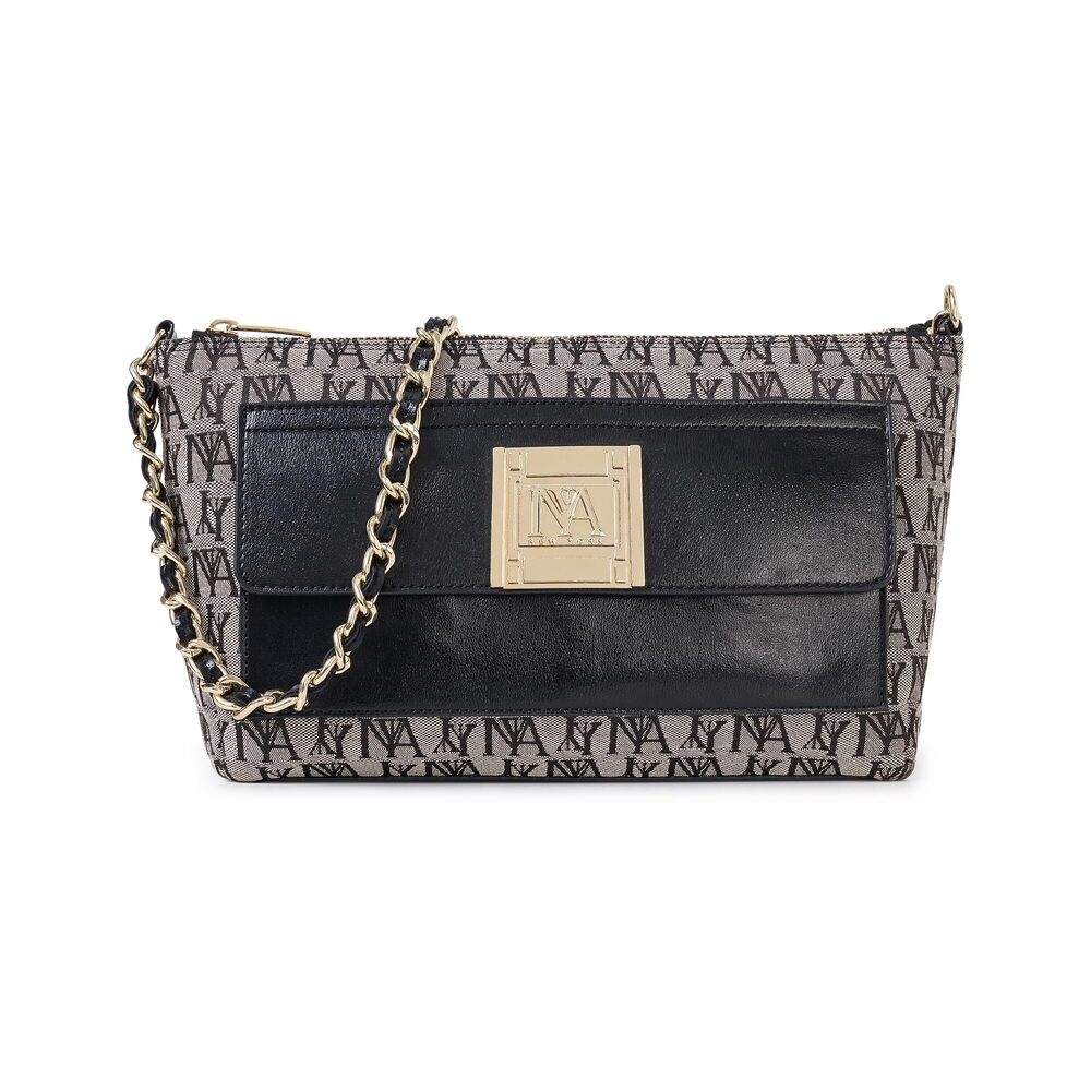 1590 TILLARY Black Canvas Shoulder Bag